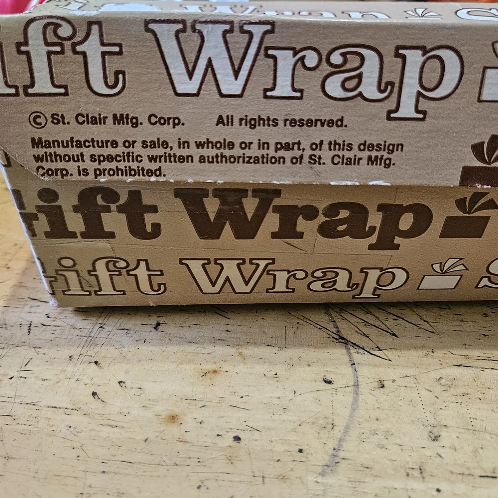 Vintage St. Clair Gift Wrap featuring a Traditional Florentine Renaissance Motif